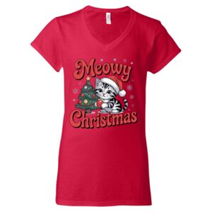 Softstyle® Women’s V-Neck T-Shirt Thumbnail