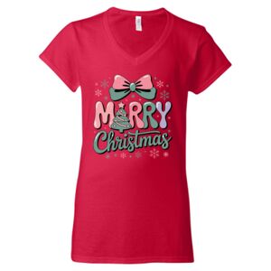 Softstyle® Women’s V-Neck T-Shirt Thumbnail