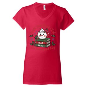 Softstyle® Women’s V-Neck T-Shirt Thumbnail