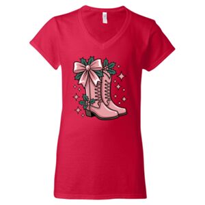 Softstyle® Women’s V-Neck T-Shirt Thumbnail