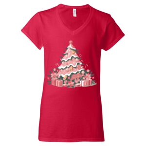 Softstyle® Women’s V-Neck T-Shirt Thumbnail