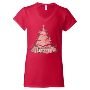 Softstyle® Women’s V-Neck T-Shirt Thumbnail
