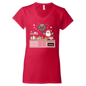 Softstyle® Women’s V-Neck T-Shirt Thumbnail