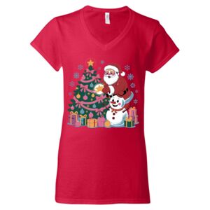 Softstyle® Women’s V-Neck T-Shirt Thumbnail