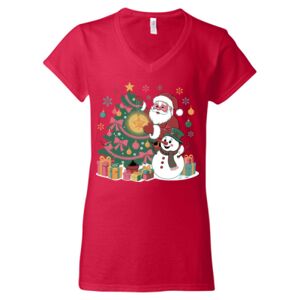 Softstyle® Women’s V-Neck T-Shirt Thumbnail
