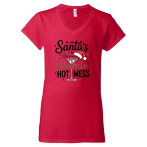 Softstyle® Women’s V-Neck T-Shirt Thumbnail