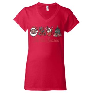 Softstyle® Women’s V-Neck T-Shirt Thumbnail