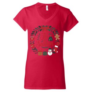 Softstyle® Women’s V-Neck T-Shirt Thumbnail