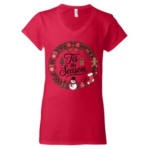 Softstyle® Women’s V-Neck T-Shirt Thumbnail