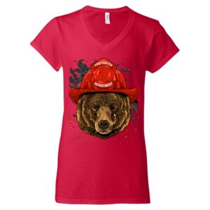 Softstyle® Women’s V-Neck T-Shirt Thumbnail
