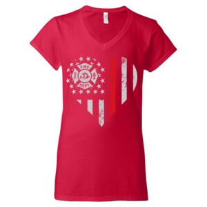 Softstyle® Women’s V-Neck T-Shirt Thumbnail