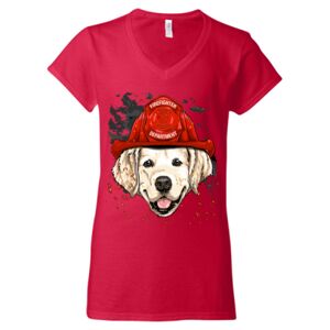 Softstyle® Women’s V-Neck T-Shirt Thumbnail