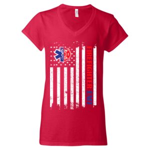 Softstyle® Women’s V-Neck T-Shirt Thumbnail
