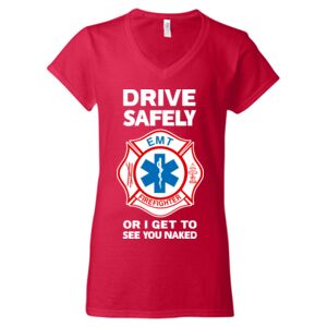 Softstyle® Women’s V-Neck T-Shirt Thumbnail