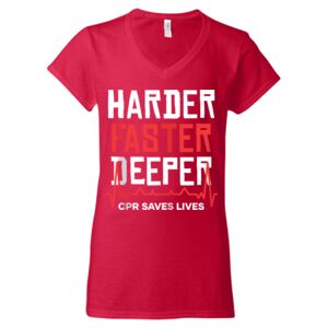 Softstyle® Women’s V-Neck T-Shirt Thumbnail