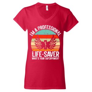 Softstyle® Women’s V-Neck T-Shirt Thumbnail