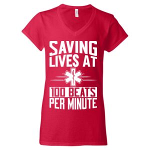 Softstyle® Women’s V-Neck T-Shirt Thumbnail