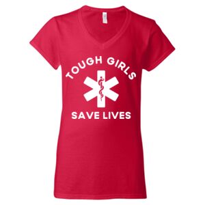 Softstyle® Women’s V-Neck T-Shirt Thumbnail
