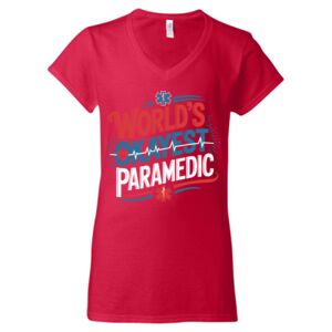 Softstyle® Women’s V-Neck T-Shirt Thumbnail