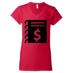 Softstyle® Women’s V-Neck T-Shirt Thumbnail