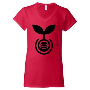 Softstyle® Women’s V-Neck T-Shirt Thumbnail
