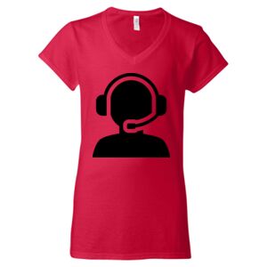 Softstyle® Women’s V-Neck T-Shirt Thumbnail