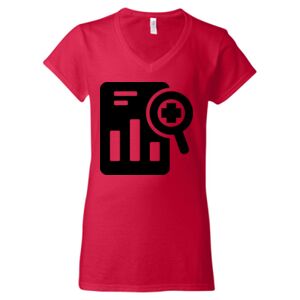 Softstyle® Women’s V-Neck T-Shirt Thumbnail
