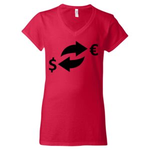Softstyle® Women’s V-Neck T-Shirt Thumbnail