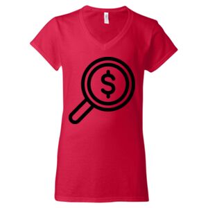 Softstyle® Women’s V-Neck T-Shirt Thumbnail