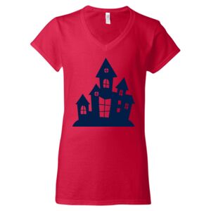 Softstyle® Women’s V-Neck T-Shirt Thumbnail