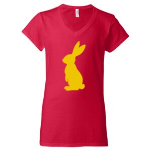 Softstyle® Women’s V-Neck T-Shirt Thumbnail