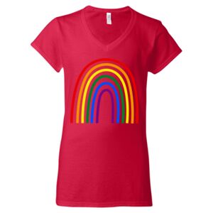Softstyle® Women’s V-Neck T-Shirt Thumbnail
