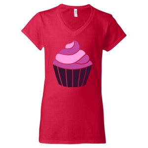 Softstyle® Women’s V-Neck T-Shirt Thumbnail
