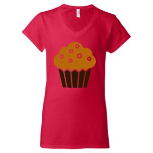 Softstyle® Women’s V-Neck T-Shirt Thumbnail