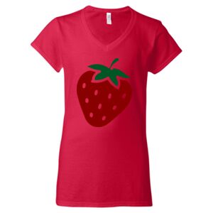 Softstyle® Women’s V-Neck T-Shirt Thumbnail
