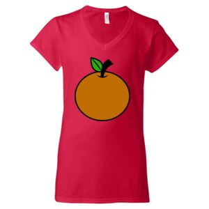 Softstyle® Women’s V-Neck T-Shirt Thumbnail