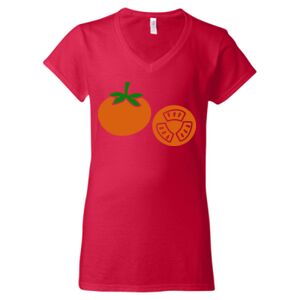 Softstyle® Women’s V-Neck T-Shirt Thumbnail