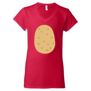 Softstyle® Women’s V-Neck T-Shirt Thumbnail