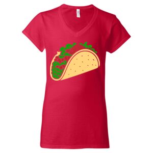 Softstyle® Women’s V-Neck T-Shirt Thumbnail