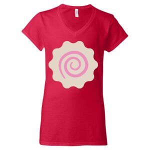 Softstyle® Women’s V-Neck T-Shirt Thumbnail