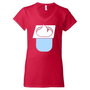 Softstyle® Women’s V-Neck T-Shirt Thumbnail