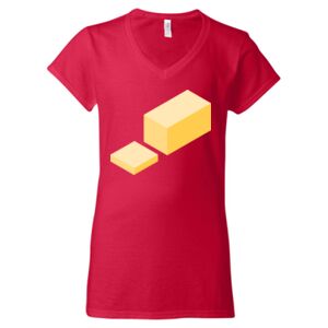 Softstyle® Women’s V-Neck T-Shirt Thumbnail