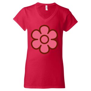 Softstyle® Women’s V-Neck T-Shirt Thumbnail