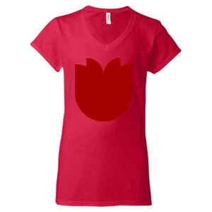 Softstyle® Women’s V-Neck T-Shirt Thumbnail