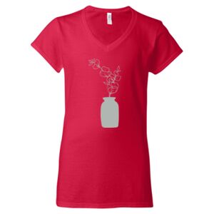 Softstyle® Women’s V-Neck T-Shirt Thumbnail