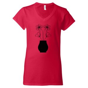 Softstyle® Women’s V-Neck T-Shirt Thumbnail