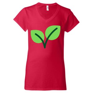 Softstyle® Women’s V-Neck T-Shirt Thumbnail