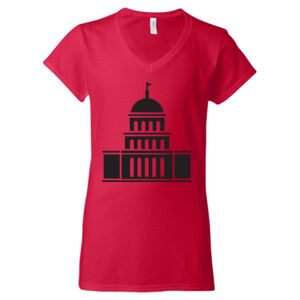 Softstyle® Women’s V-Neck T-Shirt Thumbnail