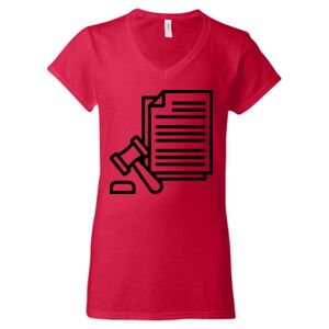 Softstyle® Women’s V-Neck T-Shirt Thumbnail