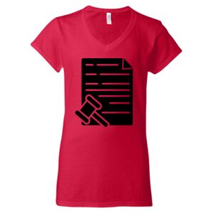 Softstyle® Women’s V-Neck T-Shirt Thumbnail